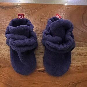 Zutano Navy Baby Booties 18Months
